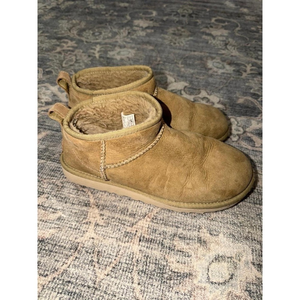 Ugg Ultra Mini Classic Fur Boots Tomatillo Green